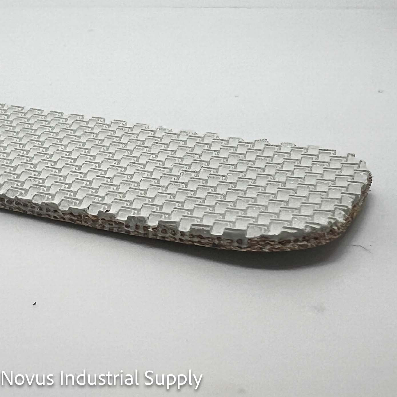 BS11 - #11 Beltservice 2 Ply Poly 60 White Nitrile Pebbletop Conveyor Belt