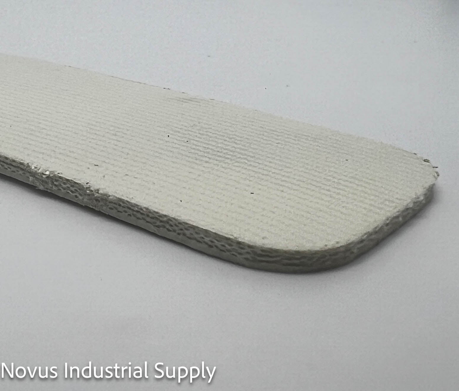 BS06 - #6 Beltservice 3 Ply Poly 90 White Nitrile COS Conveyor Belt