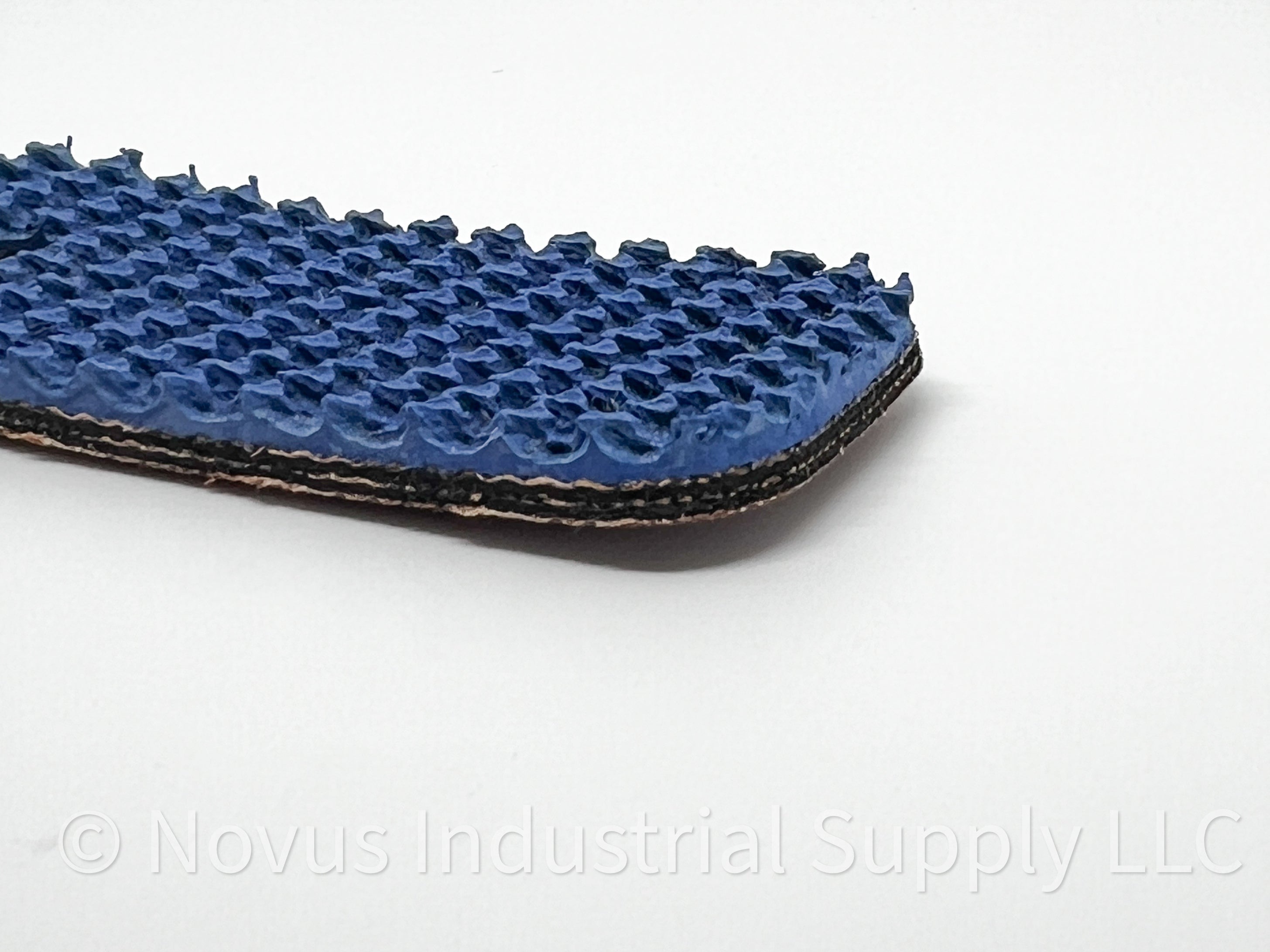BS061A - #61a Beltservice 3 Ply 150 Blue Carbox Nitrile Roughtop x Bare Conveyor Belt