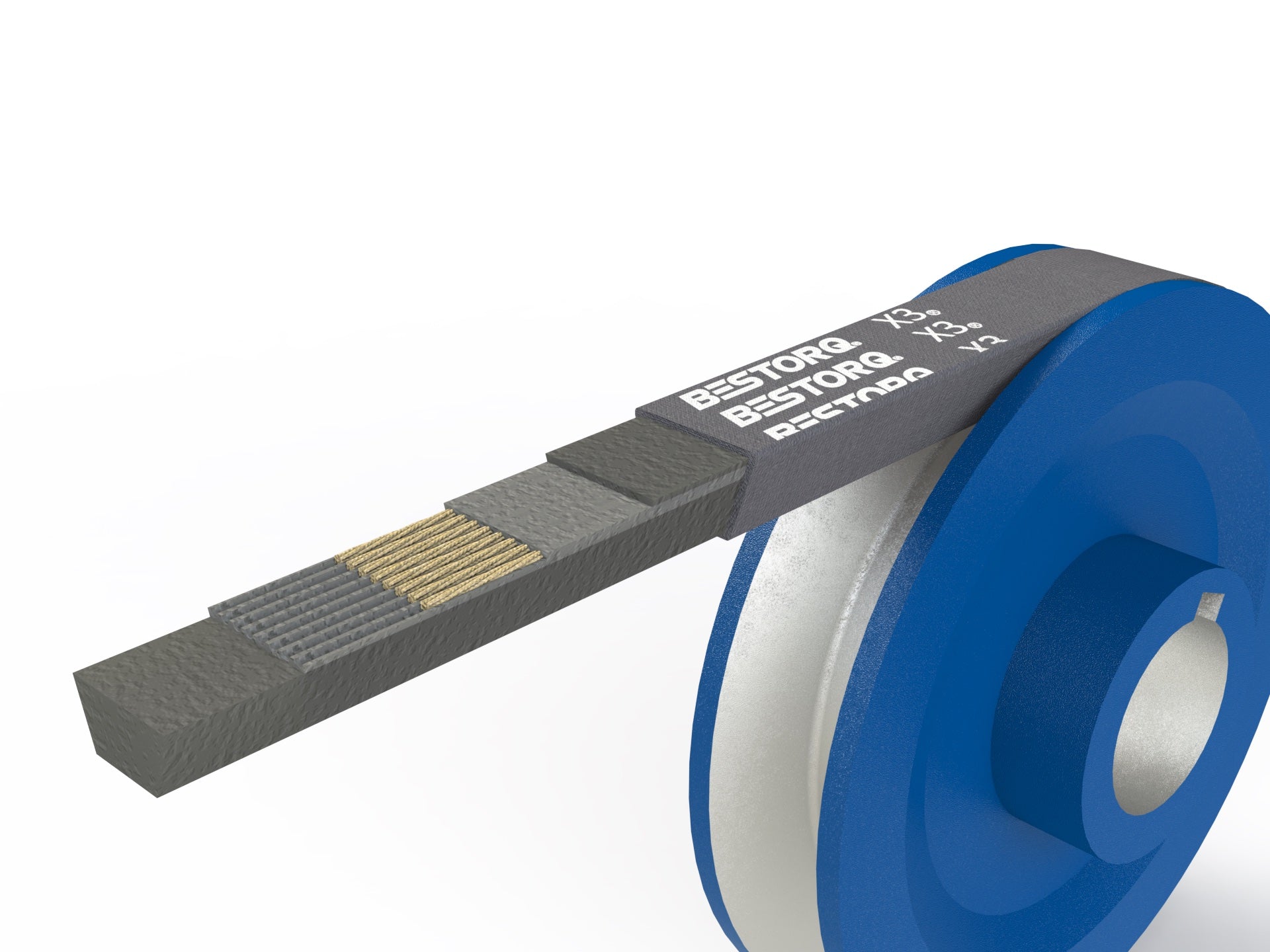 Wrapped V-belts designed to be low maintenance, and extra durable for extended belt life. Most sizes are offered as singles or banded options.
